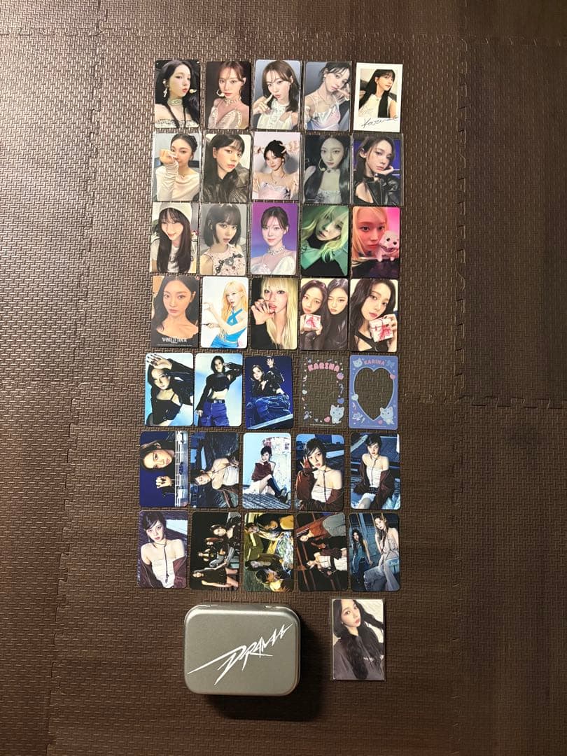 d*9様 aespa トレカセット ケース付き