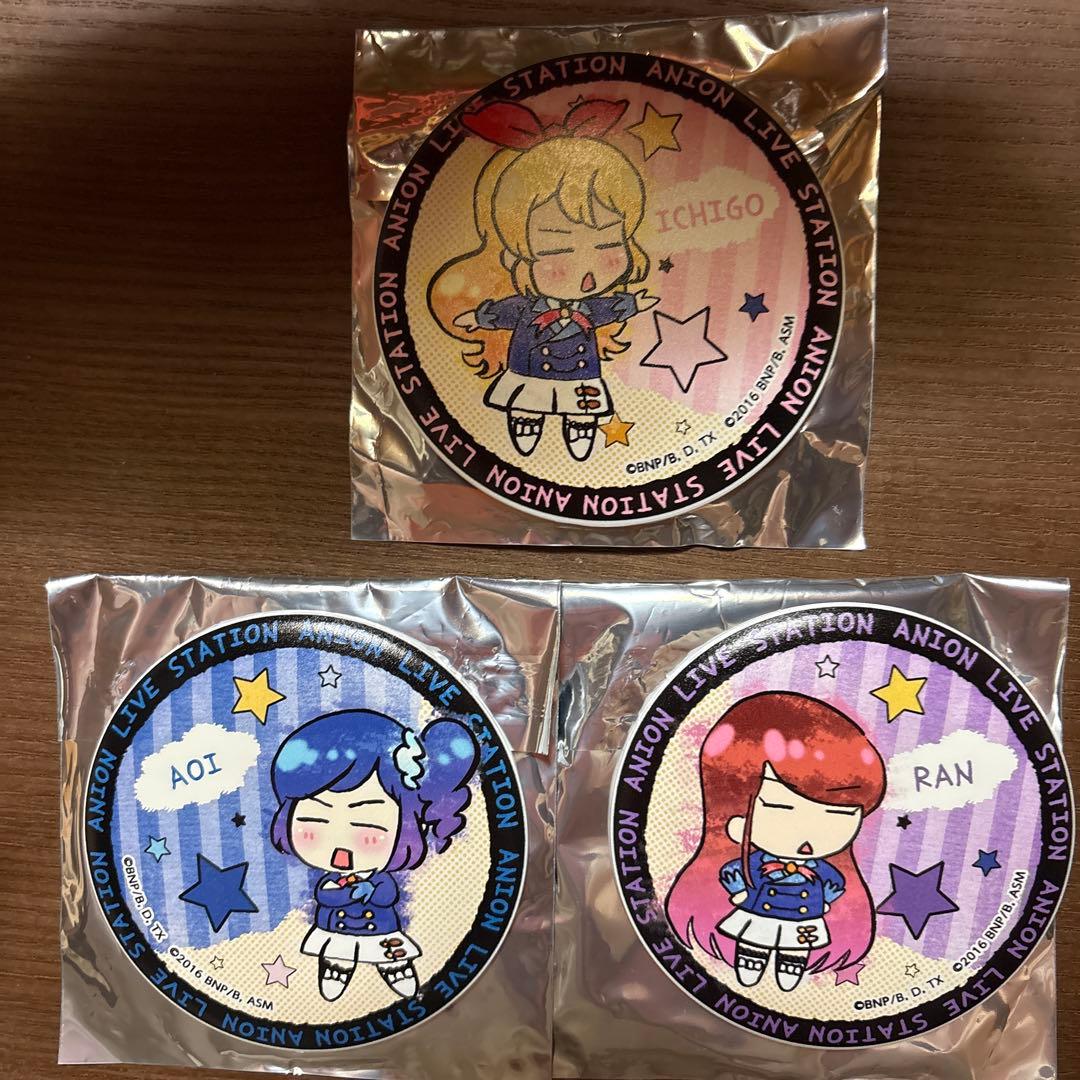 アイカツ アニONマグバッジ ソレイユまとめ売り