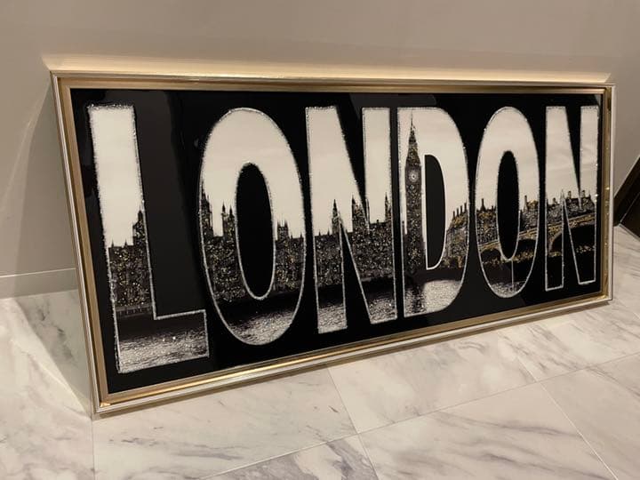 クリスタルアート　美品　クリスタル　高級　インテリア　アート　壁掛け　海外