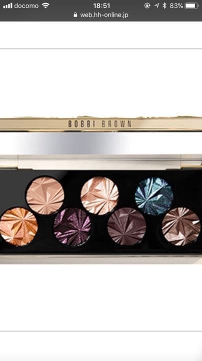 ボビイブラウン リュクス ジェムズ アイシャドウパレット クリスマスコフレ2019】圧巻の煌めき♡︎拝みたくなる宝石パレット