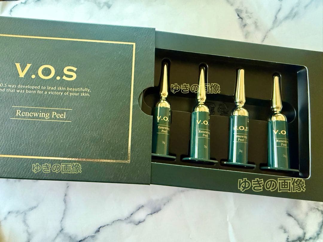 vosサロンケア リニューイングピール クリーム 3g×4本 vosホームケア