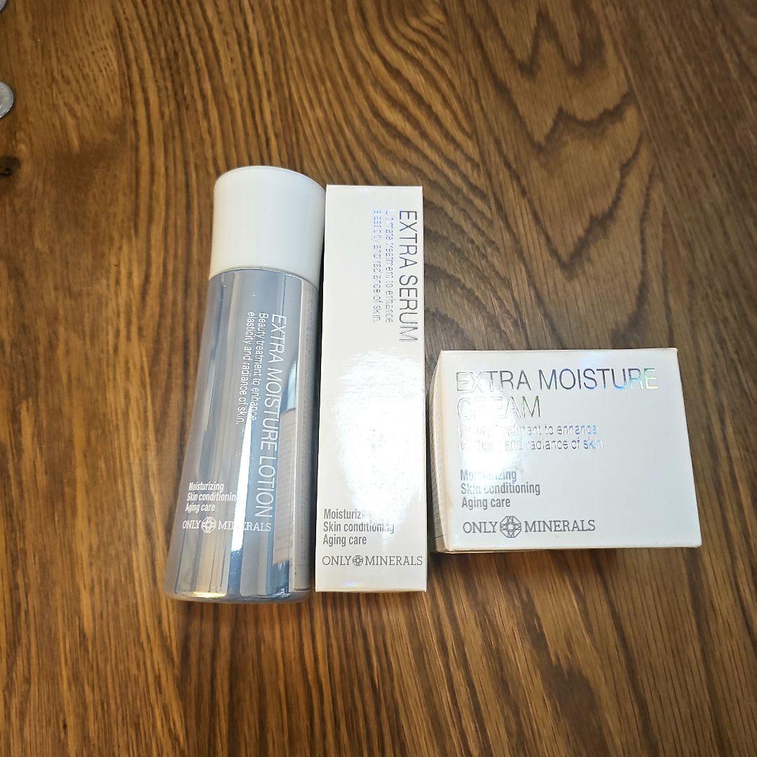 【新品.未使用】オンリーミネラル　保湿洗顔料＆化粧水＆美容液