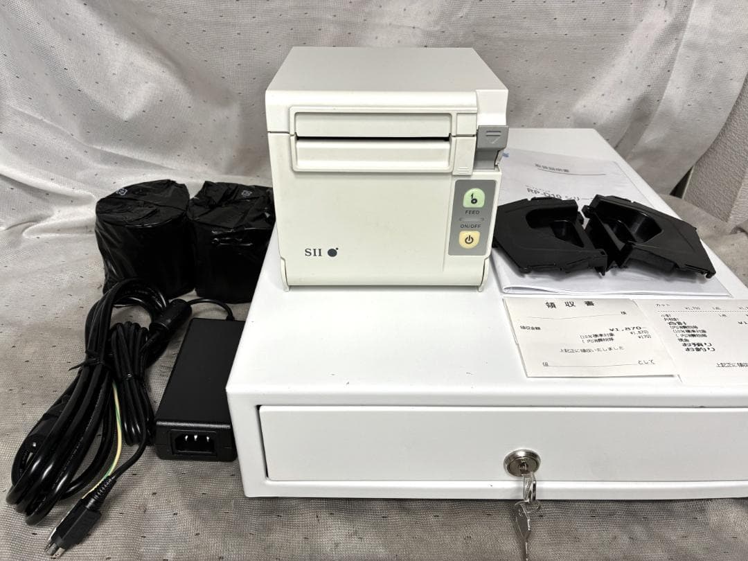 □SII セイコー サーマルプリンター＆ドロアー□RP-D10 エアレジ対応
