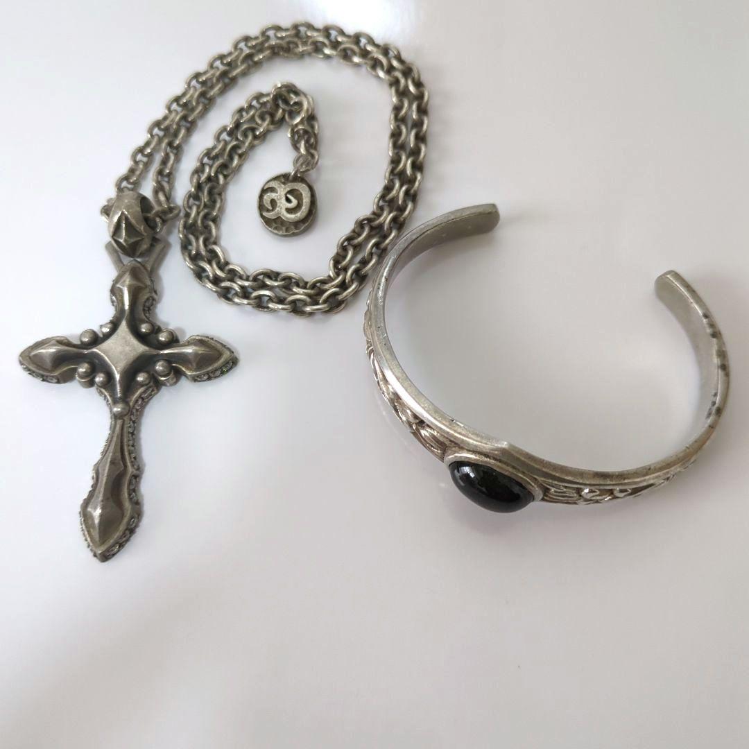 シルバーアクセサリー　ネックレス　ブレスレット [セット売り] アクセサリー シルバー ネックレス ピアス ブレスレット リング 4点