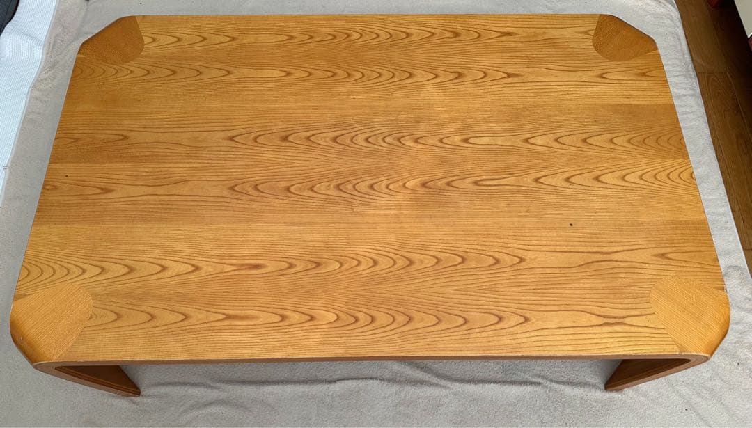 天童木工　座卓　テーブル　曲木