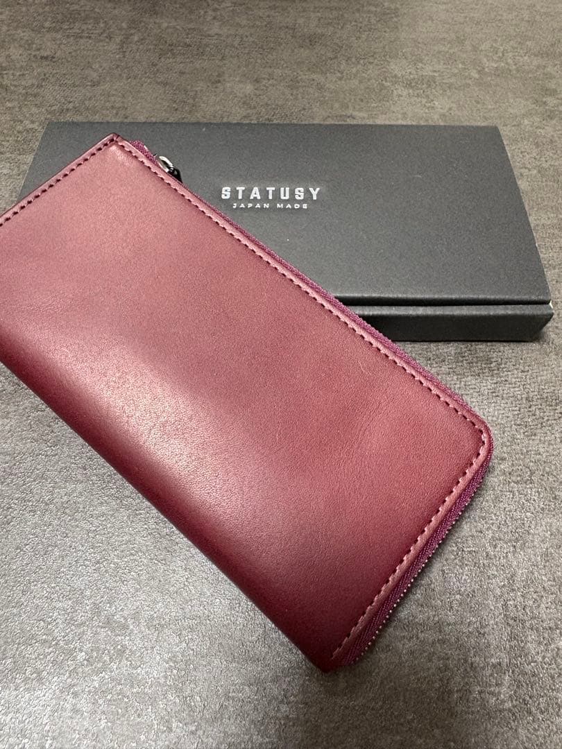 STATUSY ワイン レザー 長財布 イルモードジップ il mode ZIP Amazon | [STATUSY] il modo ZIP 日本製 L字ファスナー 本革 長財布