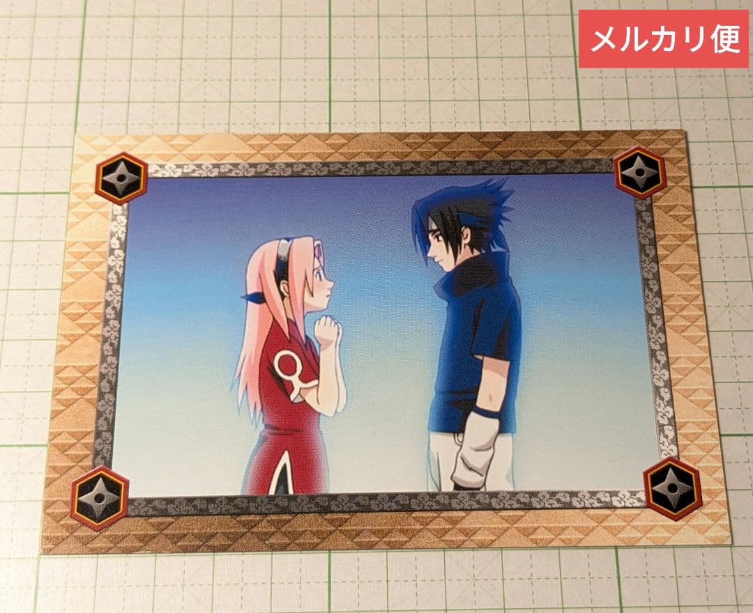 ナルト　初期　ブロマイド　カード　うちはサスケ　春野サクラ NARUTO ナルト うちはサスケ 春野サクラ ブロマイド ジャンプショップ