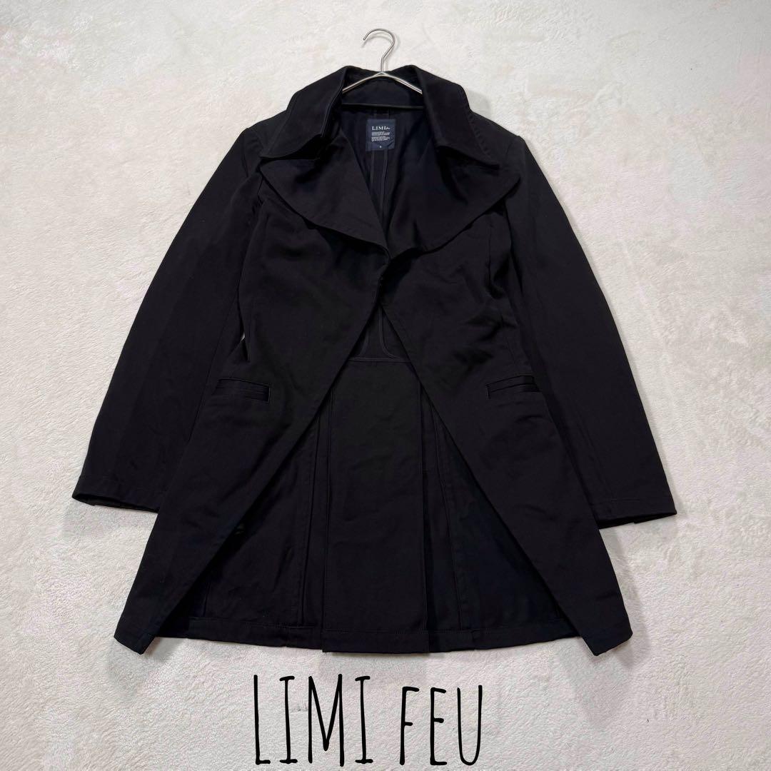 LIMI feu デザインジャケット ブラック 立体裁断 モード
