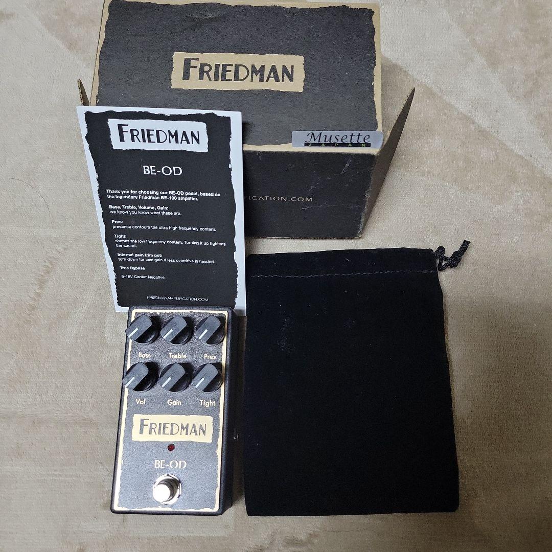 【購入者様決定済】Friedman BE-OD ギターエフェクター