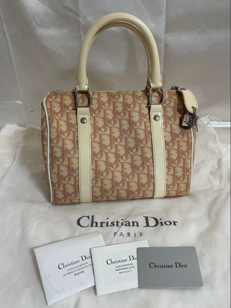 Christian Dior トロッター ミニボストン バッグ 正規品 希少