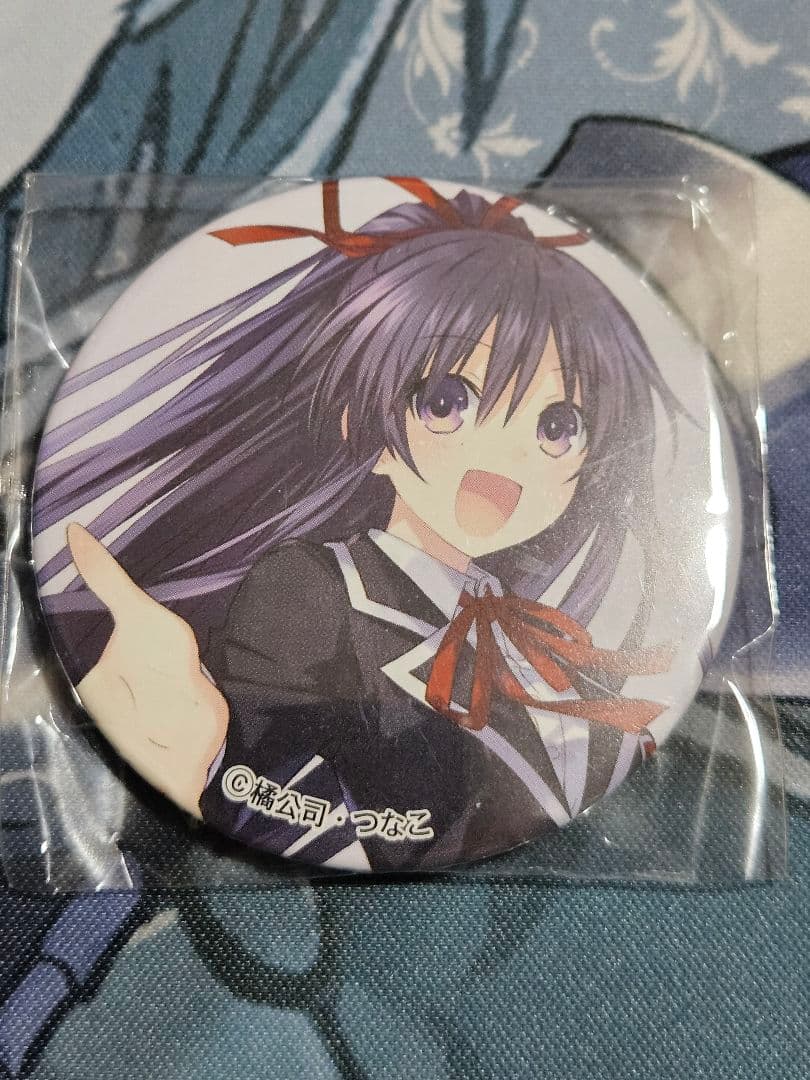 デートアライブ ファンタジア文庫大感謝祭 缶バッジ 夜刀神十香