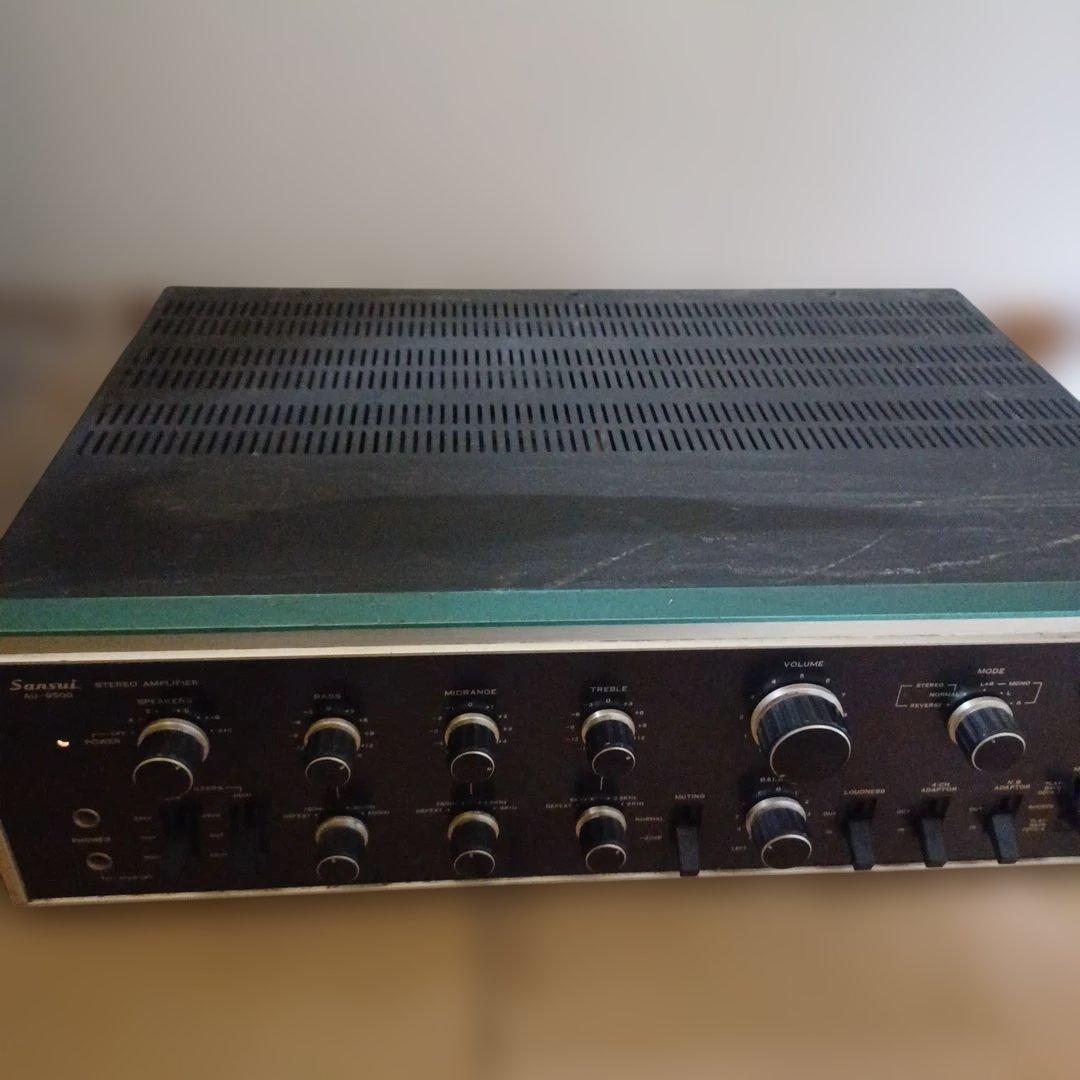 SANSUI AU-9500 ステレオアンプ　通電確認ずみ　アンプ　さんすい