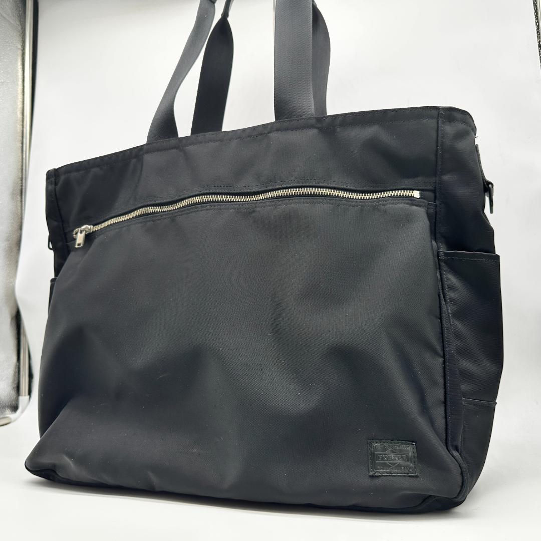 【極美品】 ポーター リフト トートバッグ A4可 大容量 吉田カバン PORTER ポーター リフト トートバッグ(S) 822-07565 吉田カバン