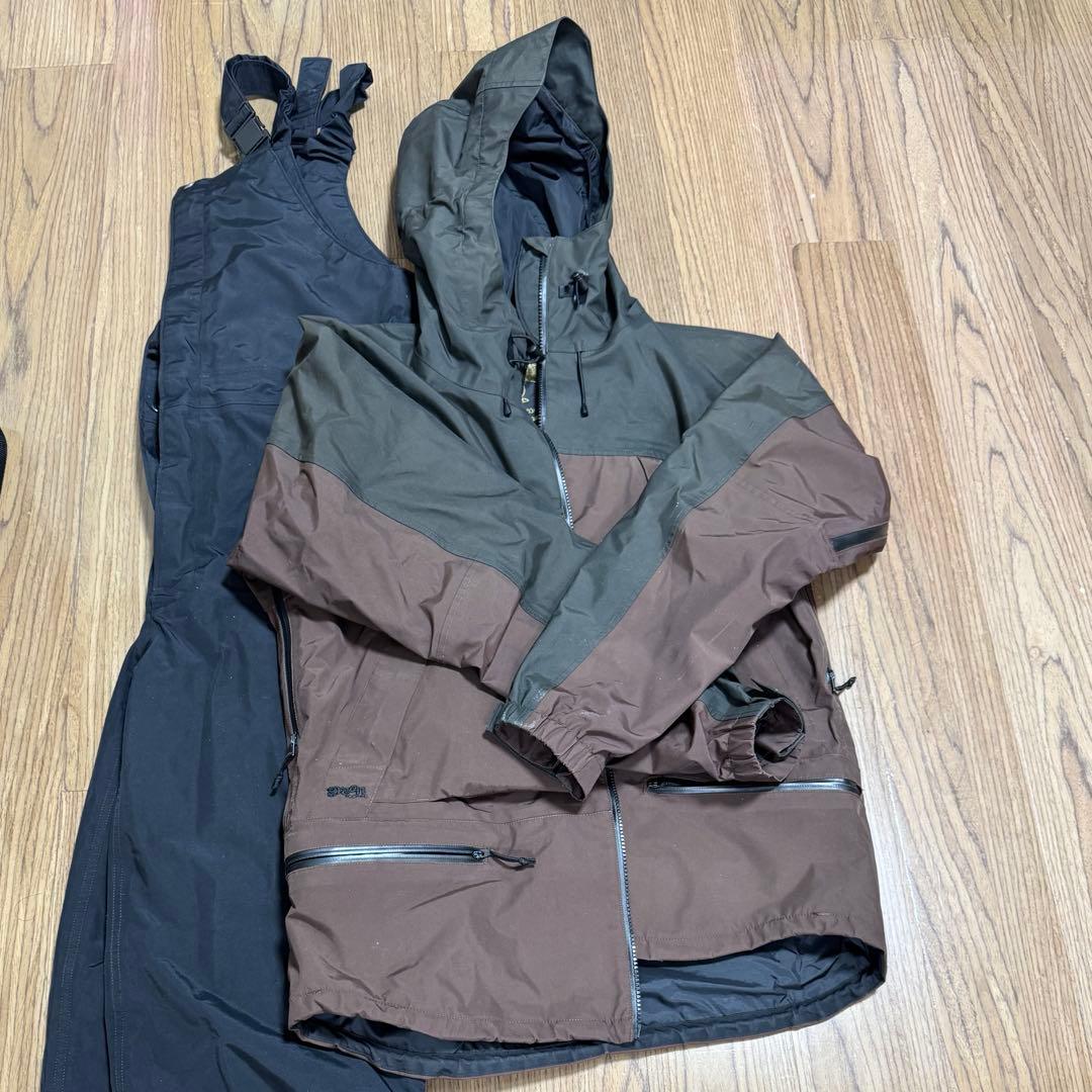 greenclothing OGAジャケット　ブラウン/スミクロ