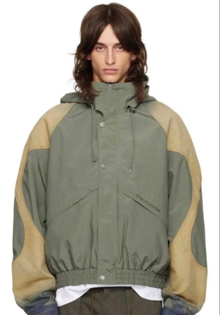 Acne Studios フード付きナイロンジャケット ボンバージャケット46
