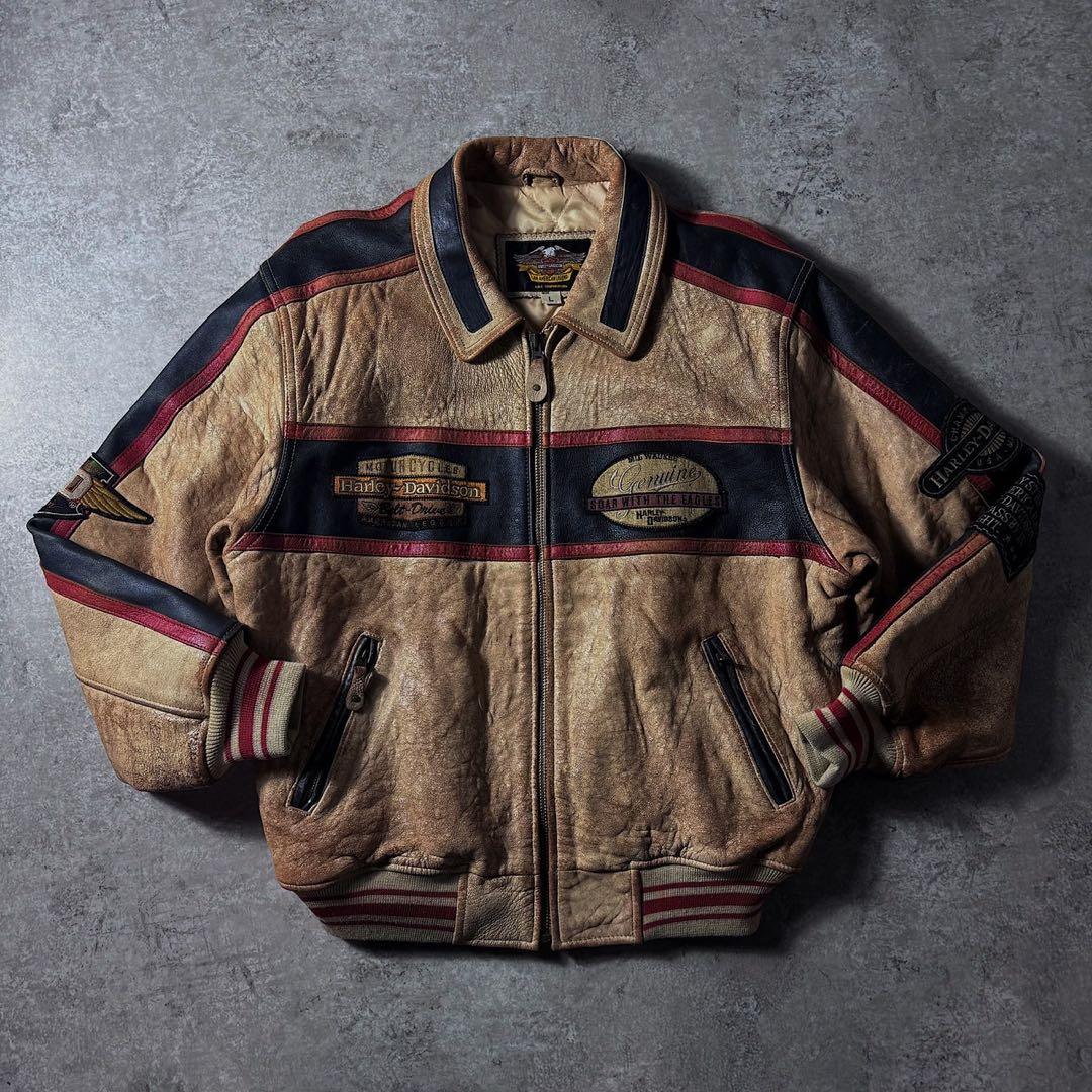 90s ハーレーダビッドソン フライトレザージャケット A-2 G-1