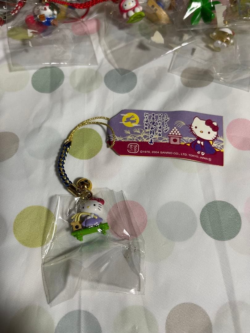 ハローキティ お月見 ストラップ ハローキティ トレーディング マスコットストラップ2 BOX （全8種