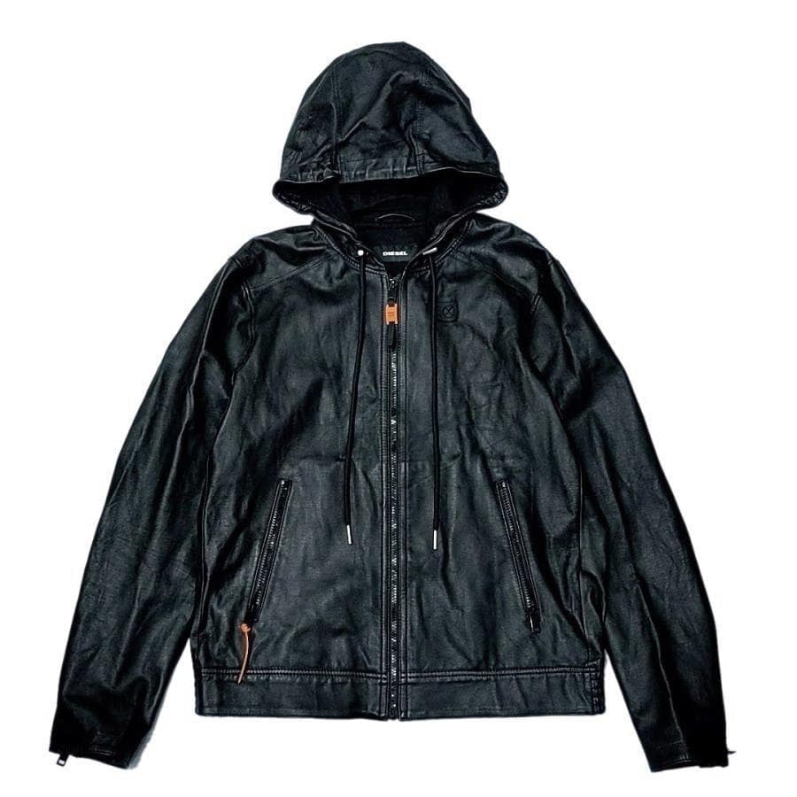 超美品 ディーゼル DIESEL レザージャケット XL 10-25011602
