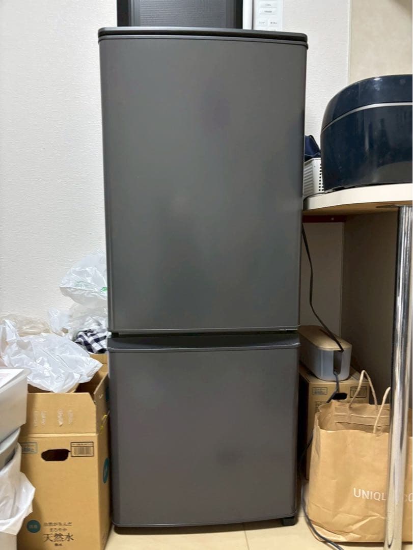 三菱電機 冷蔵庫 MR-P15J-W 2024年製 三菱電機 MR-P15J-W 2ドア冷蔵庫 Pシリーズ 146L マットホワイト
