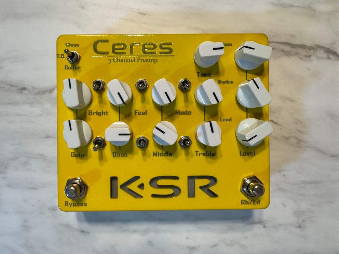 ギター KSR Ceres 3-Channed Preamp Ceres – 3ch Preamp Pedal - KSR Amps
