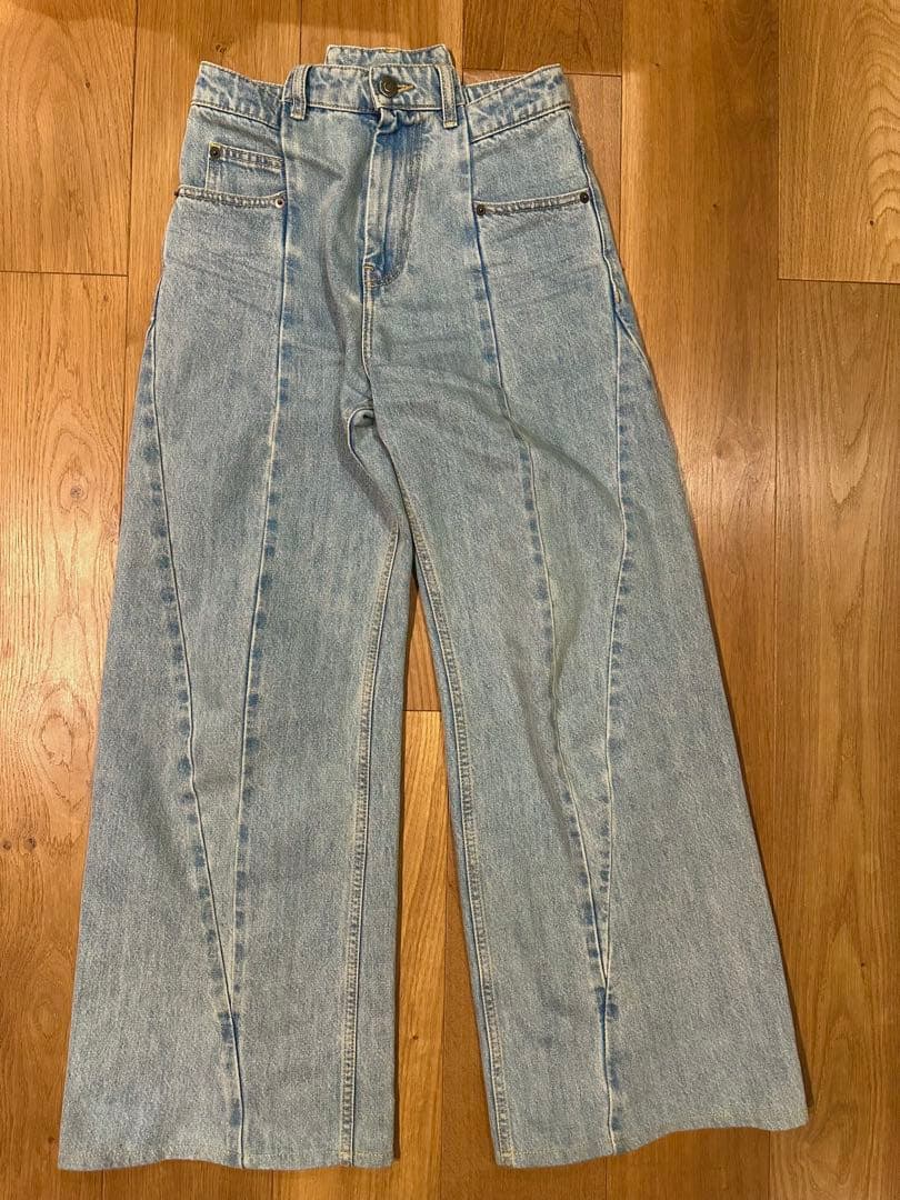 Maison Margiela 1 24AW 再構築 ワイドデニムパンツ 36