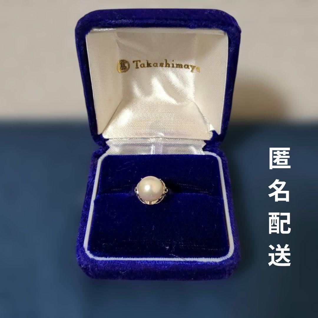 本真珠　プラチナ900 刻印入　大粒玉11mm