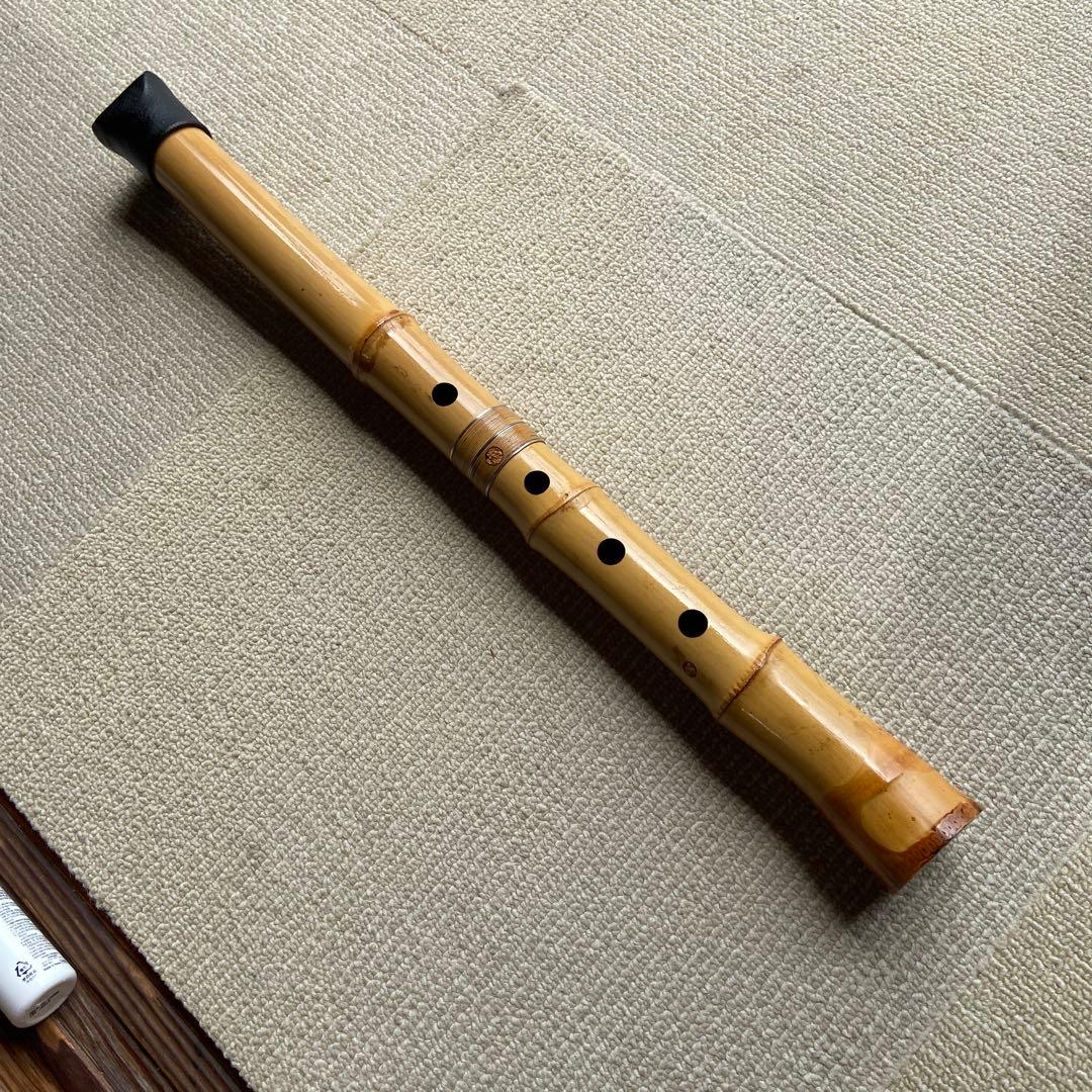 243尺八一尺六寸管蛍童銘ニ印