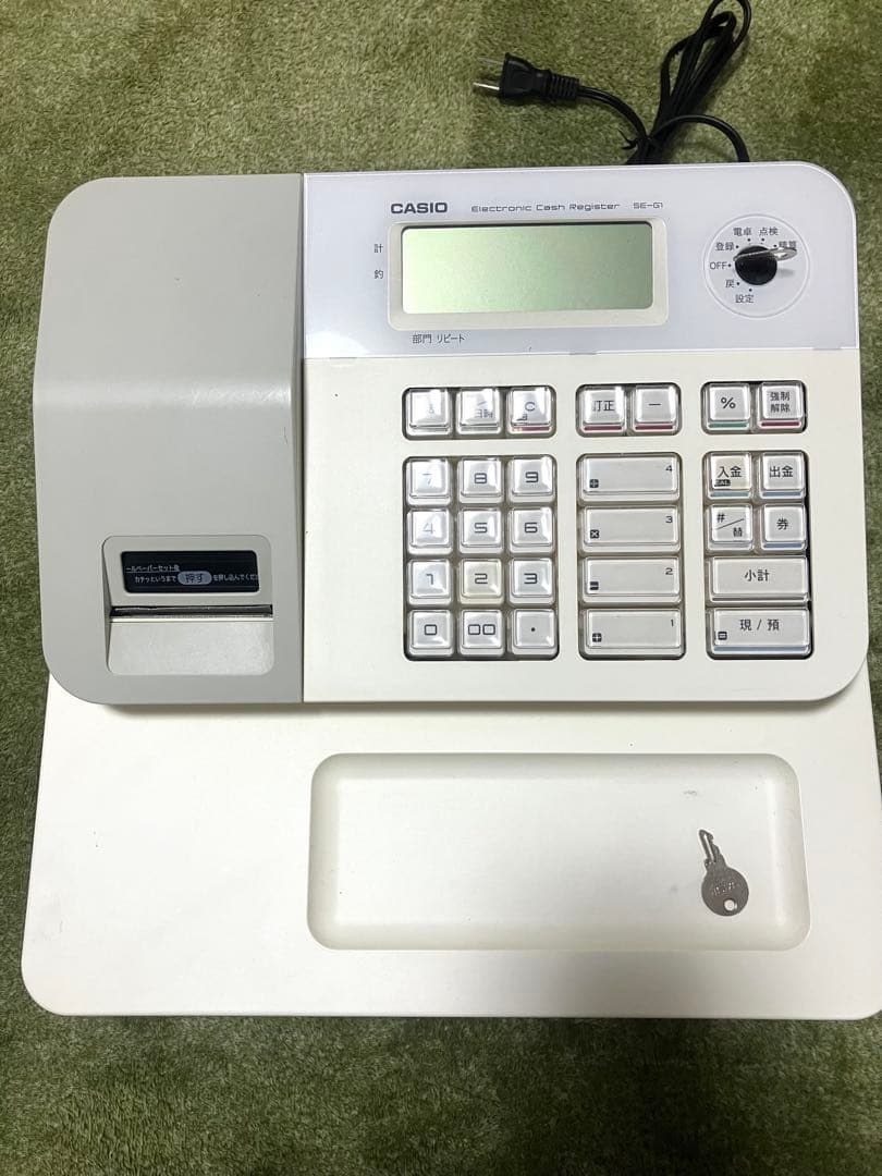 カシオレジスター　SE-G1