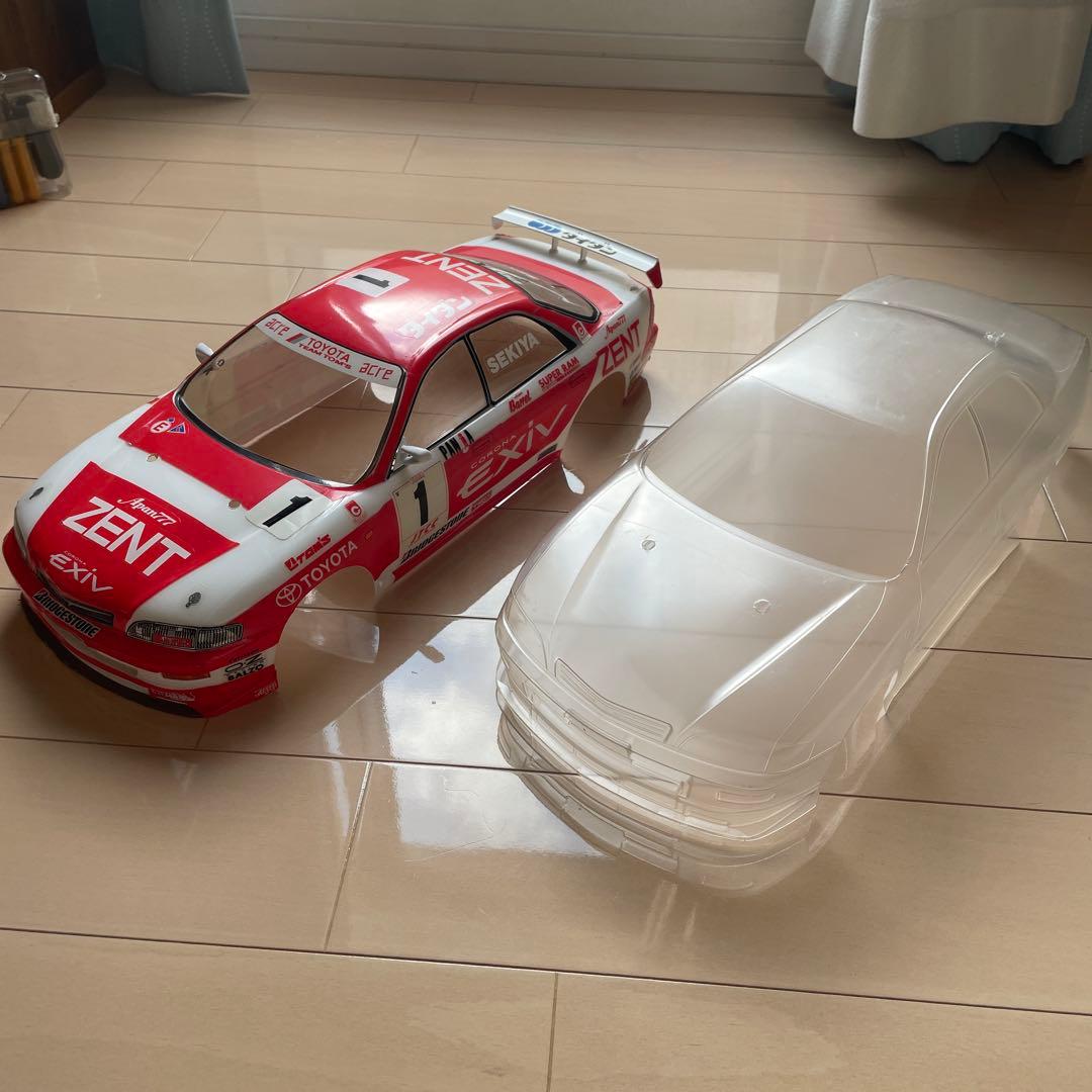 タミヤラジコン　トヨタトムスエクシブ タミヤスペアボディ　2個セット　レア