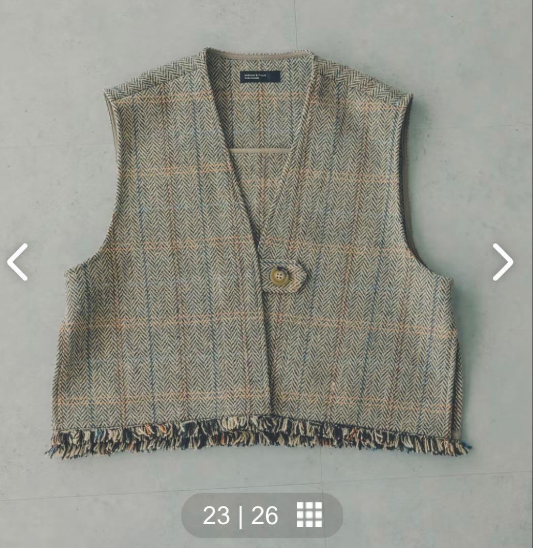 KURASHI &Trips PUBLISHING ウールベスト