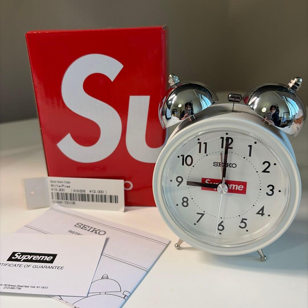 supreme Seiko Clock 目覚まし時計 小物 Boxlogo org.jpg