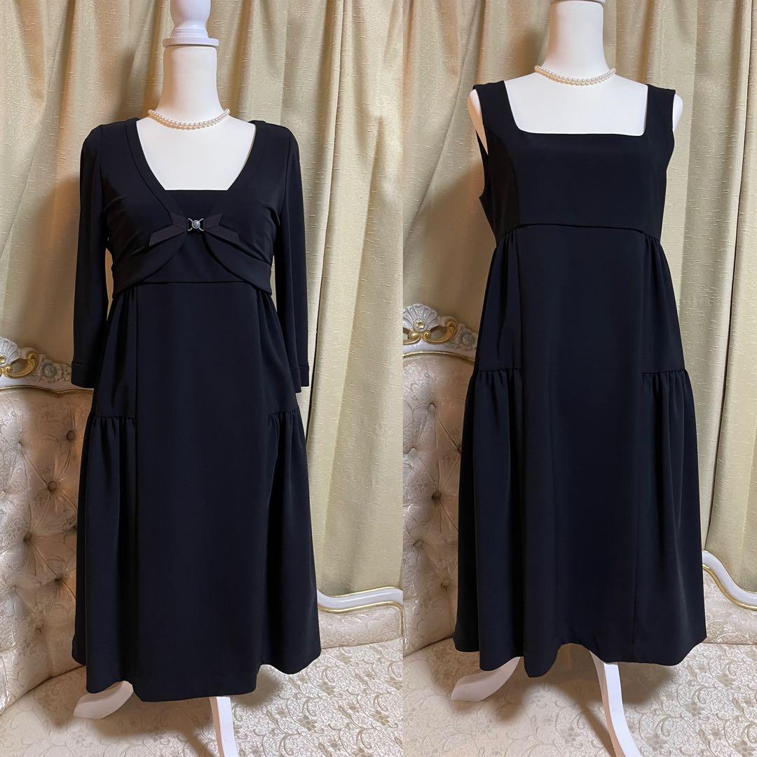 (訳あり) ブラック FOXEY エンパイアドレス ＆ ボレロ