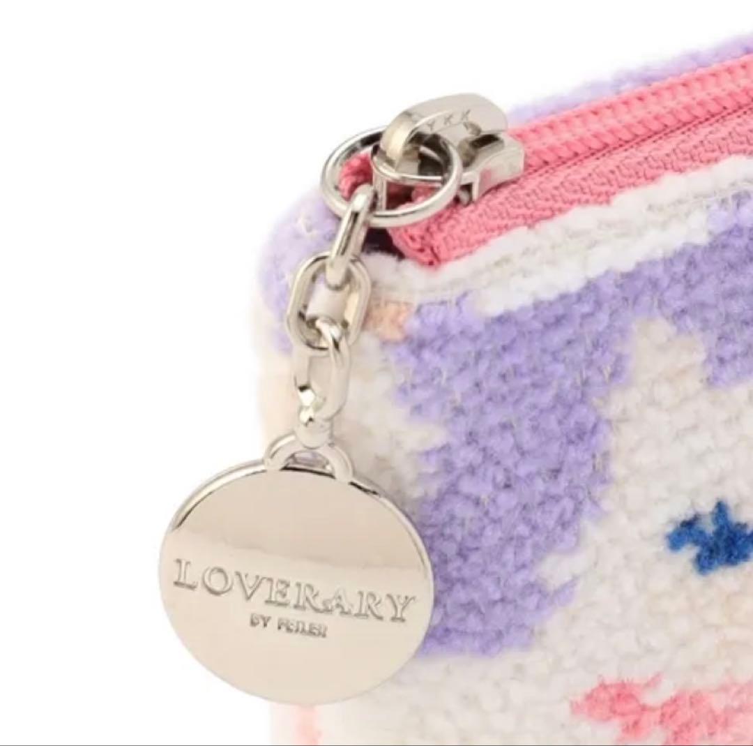 新品タグ付き フェイラー FEILER モフモフネコチャン 舟形ポーチ M