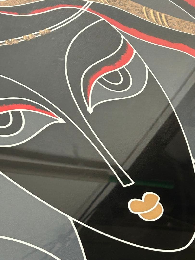 アラビアの神話」 マーティロ・マヌキアン 作品証明書有 シルク