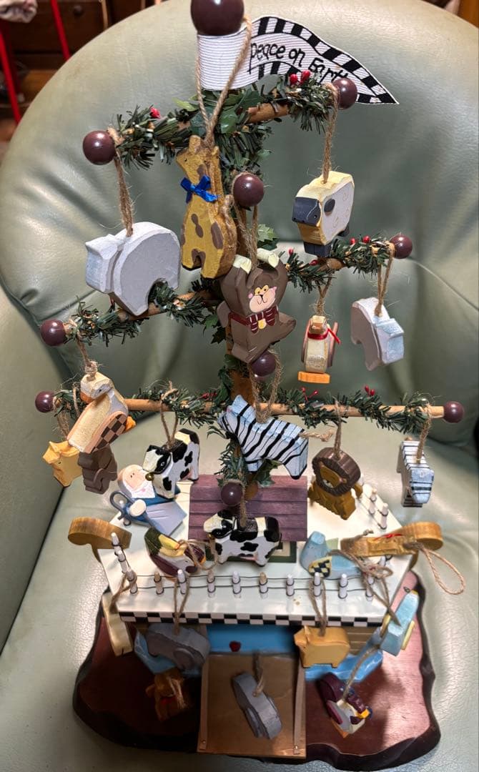 大特価！希少ノアの方舟　動物のツリー（9A）