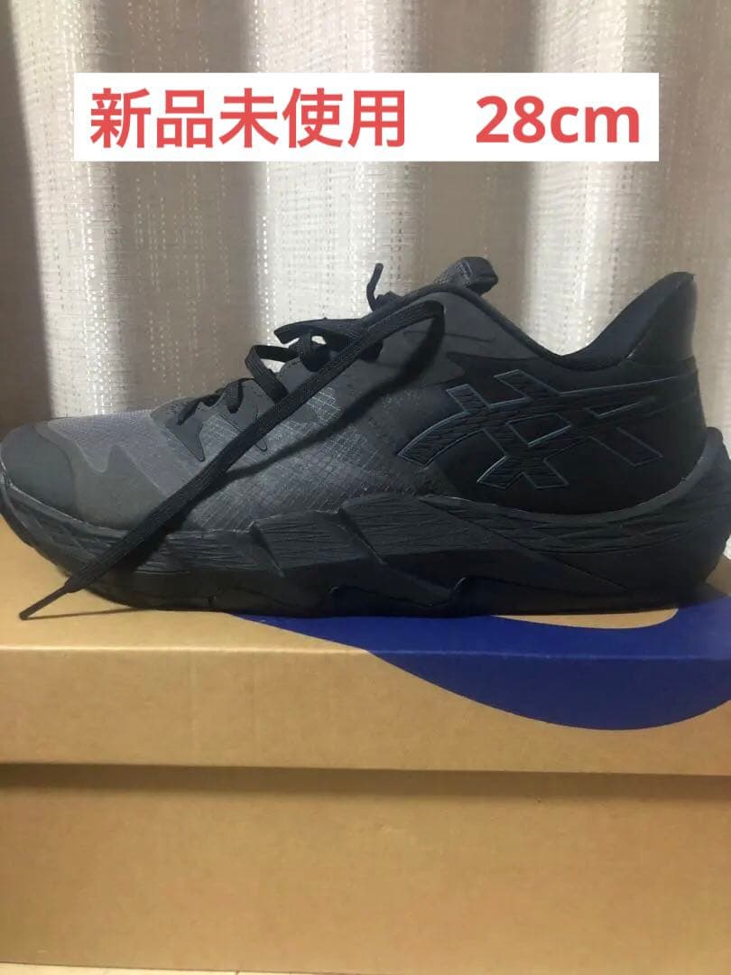 新品ACICS UNPRE ARS LOW 2 河村勇輝モデル 28 ブラック 河村勇輝選手着用のバスケットボールシューズ「UNPRE ARS LOW 2」を