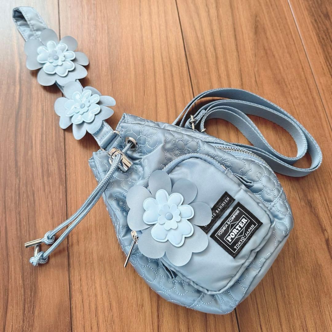 バッグ CECILIE BAHNSEN PORTER BONSACK MINI BAG PORTER x CECILIE BAHNSEN】BONSAC MINI BAG☆BLUE (PORTER/ショルダー