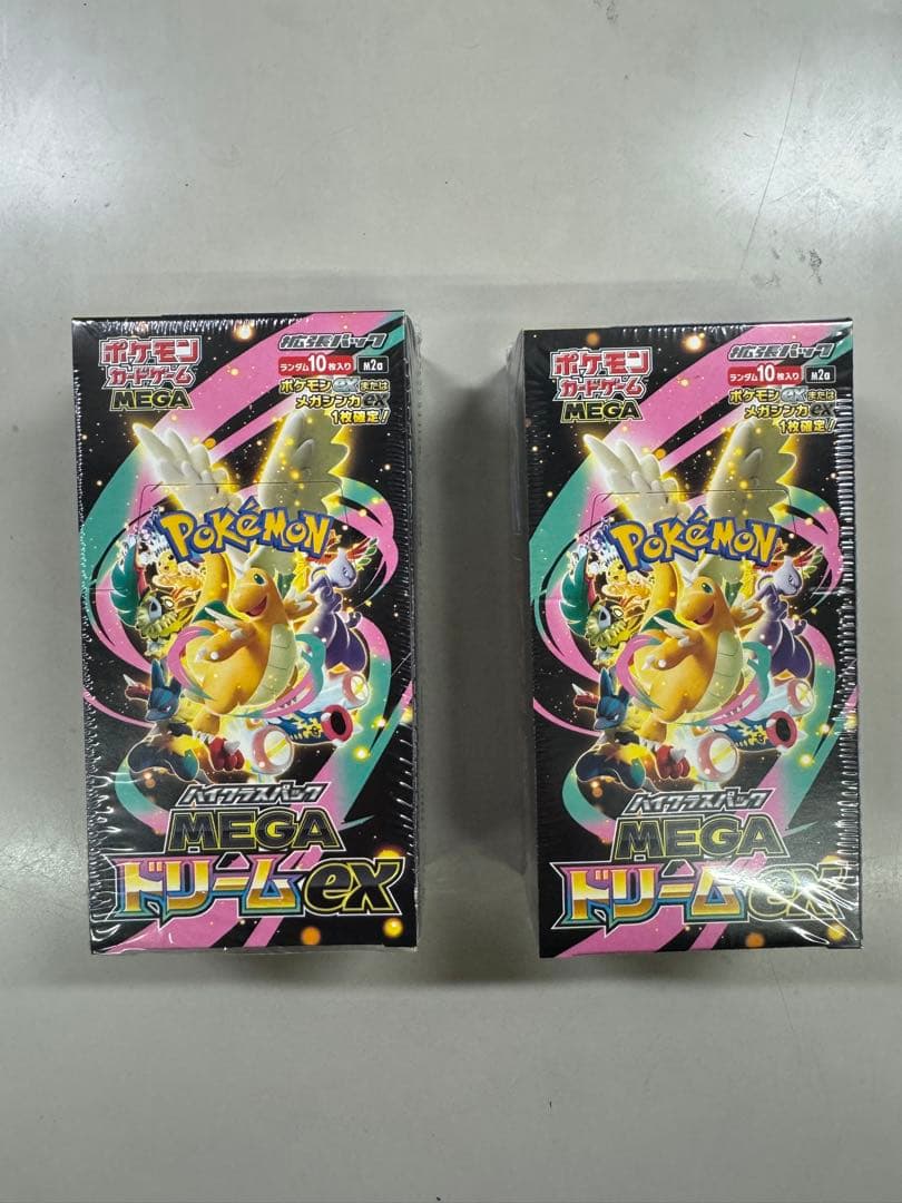 ポケモンカード　MEGAドリームex シュリンク付き　　　　未開封 2BOX