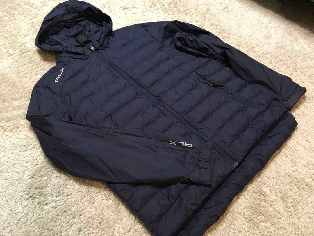 カ*ス様 ラルフローレン RLX GOLF ダウンジャケット ネイビー M 中古・古着通販】RLX RALPH LAUREN (アールエルエックスラルフローレン