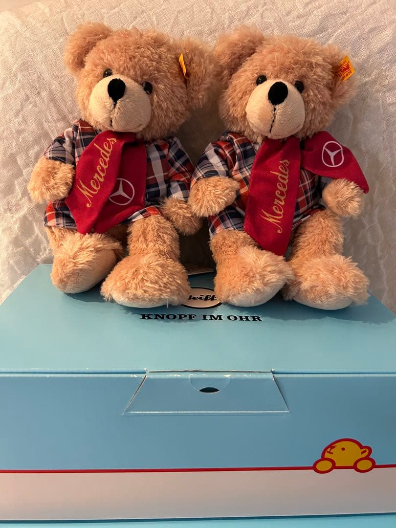 シュタイフ　テディベア Mercedes-Benz × Steiff✖️2