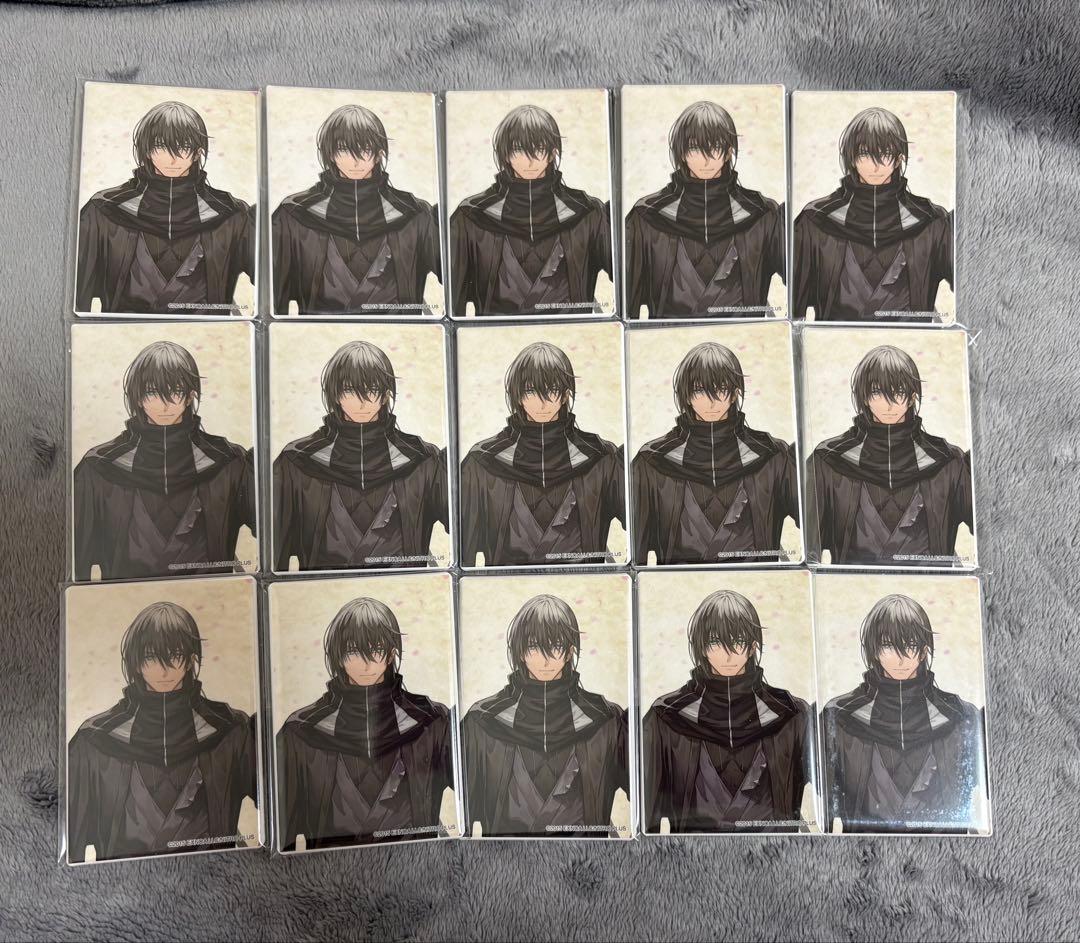 孫六兼元　跪坐 スクエア 缶バッジ