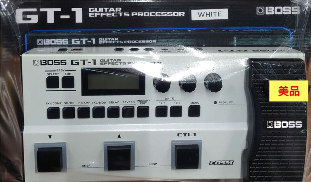 ■■【箱・取説付】BOSS GT-1 ギターエフェクトプロセッサー『ホワイト』