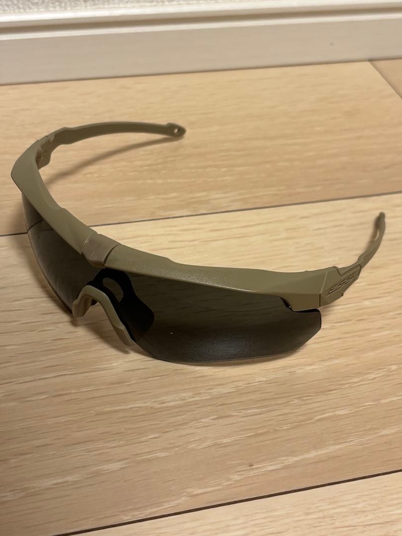 ESS クロスボウ アイシールド タン サングラス