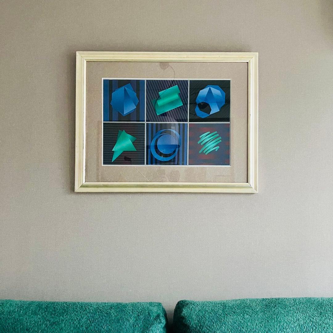 ◉ 80'S 版画 リトグラフ 萄雅彦（どうまさひこ）ポストモダン ◉ 80´S 版画 リトグラフ 萄雅彦（どうまさひこ）ポストモダン