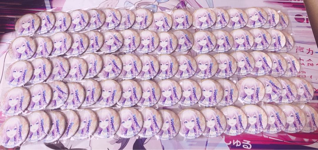 プロセカ 巡音ルカ 缶バッジ 80 個 モアジャン ステージのセカイ まとめ売り