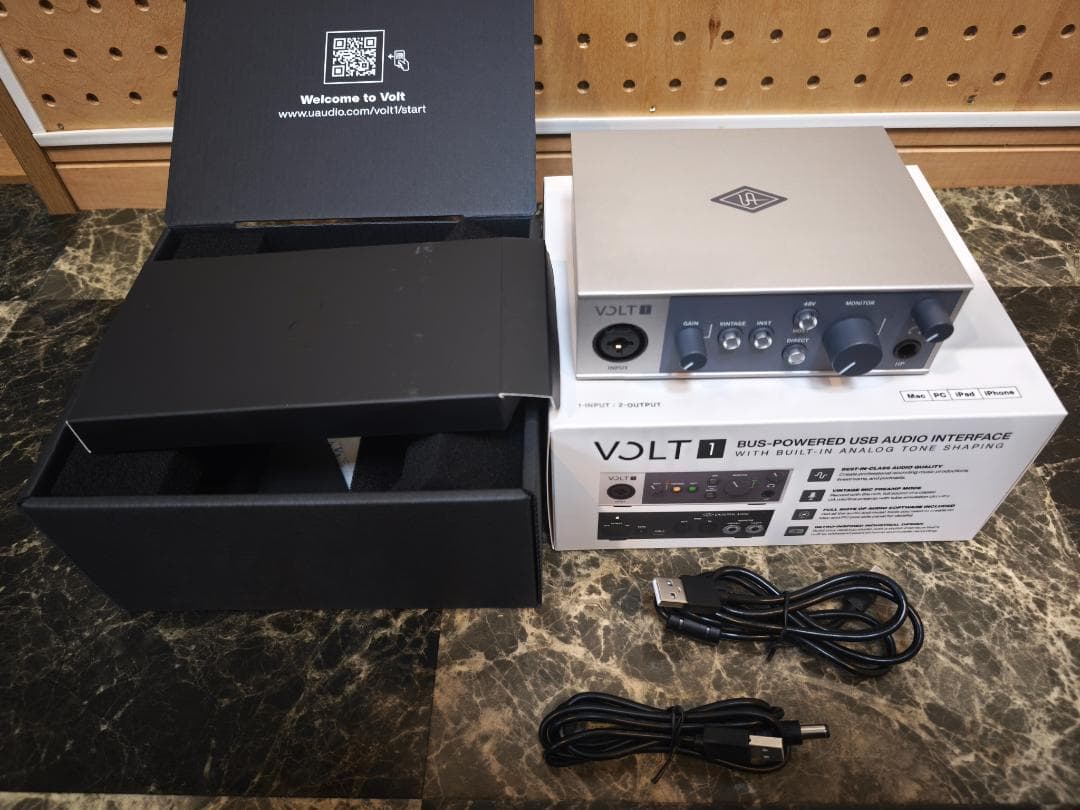 ☆彡UNIVERSAL AUDIO　VOLT 1 オーディオインターフェイス UNIVERSAL AUDIO VOLT 1 USB RECORDING STUDIO 安心の日本正規品