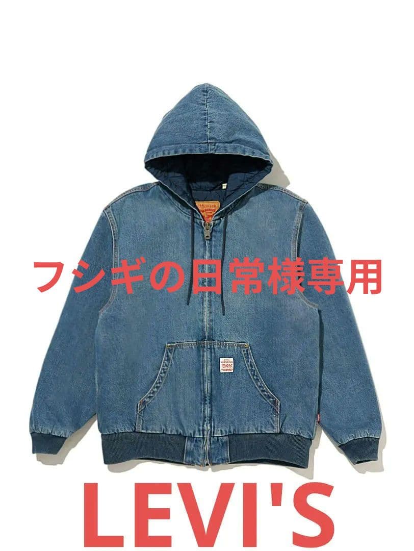 WORKWEAR POTRERO デニム フーディー ミディアムインディゴ