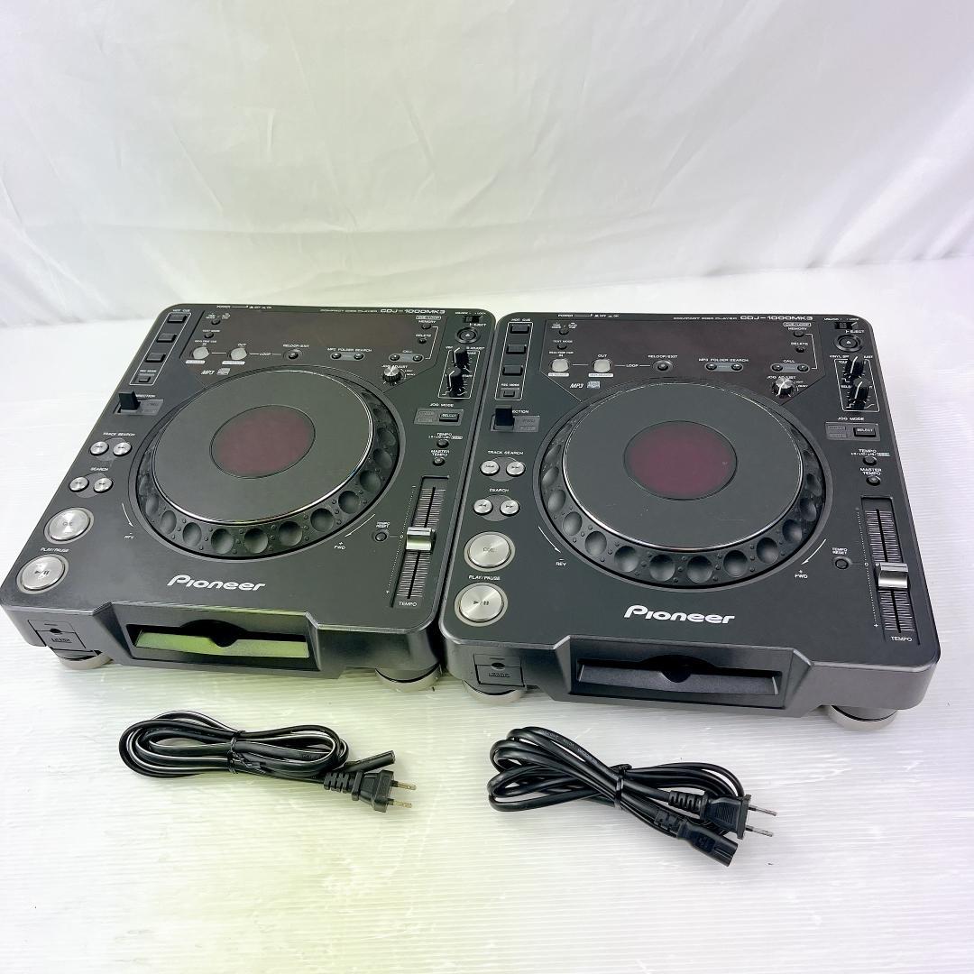 Pioneer パイオニア CDJ CDJ-1000MK3 2台 パイオニア、DJ用CDプレーヤー“CDJ”のMP3対応モデル2機種を発売