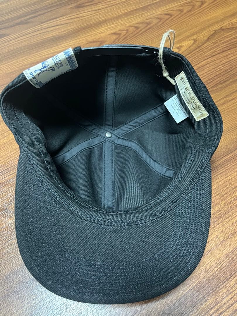 淵太　、H.W.DOG&CO. ワークキャップ 黒 40