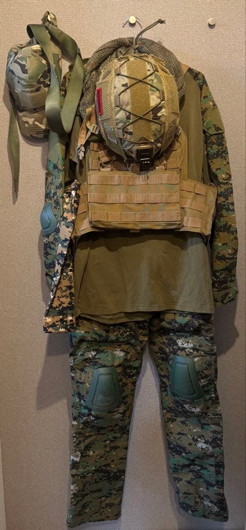 ミリタリー迷彩服セット arxy アークシー レディース BDU 迷彩服 上下セット 上下 マルチカム